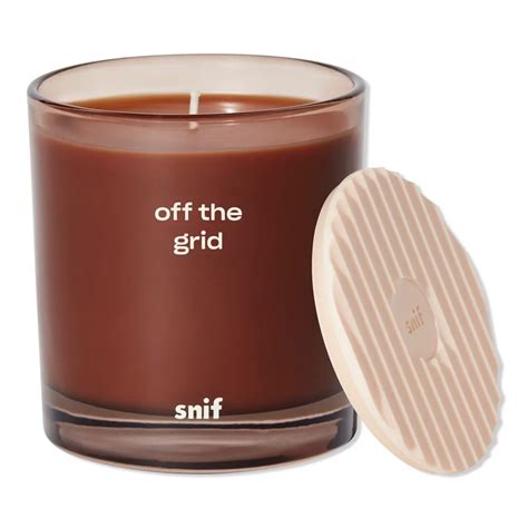 snif perfume|snif off the grid candle.